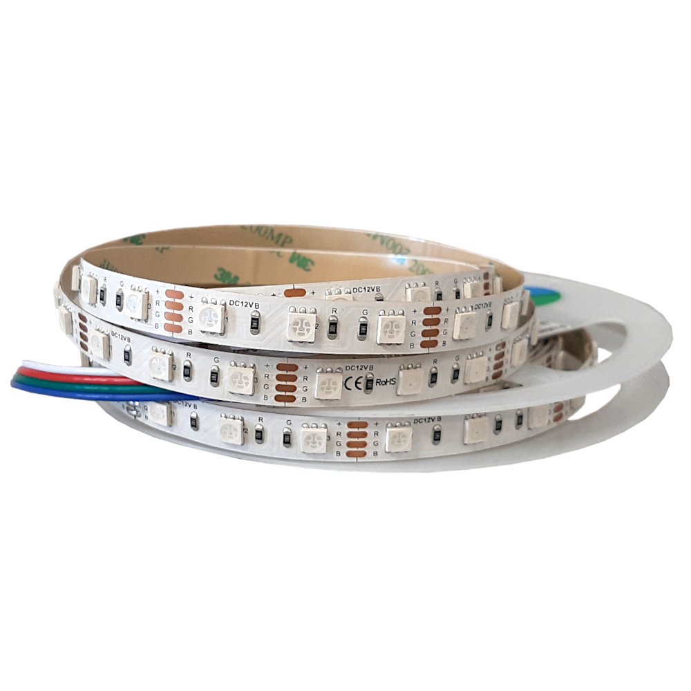 Striscia LED 14,4w/m RGB 12v Professionale 300led/m