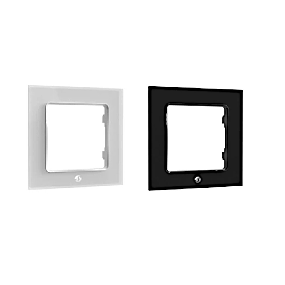 Shelly Wall Frame 1 for Wall Switch Bianco o Nero