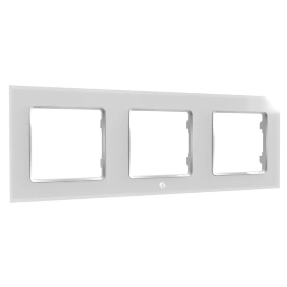 Shelly Wall Frame 3 for Wall Switch Bianco o Nero – Bianco