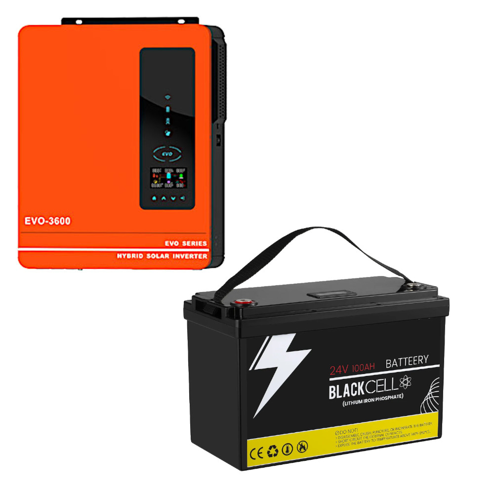 Inverter Anen Off- Grid 3600w WI-FI con accumulo da 2.5 Kwh