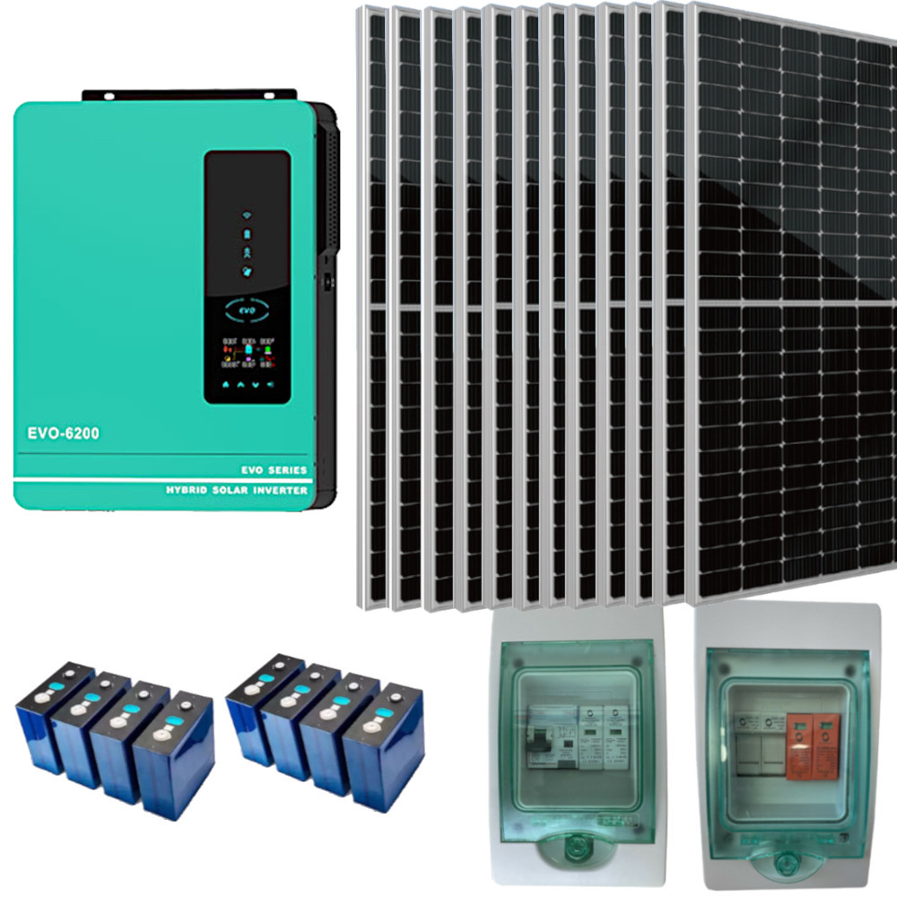 Kit Fotovoltaico da 6,2 Kw con accumulo da 14 Kw PRO