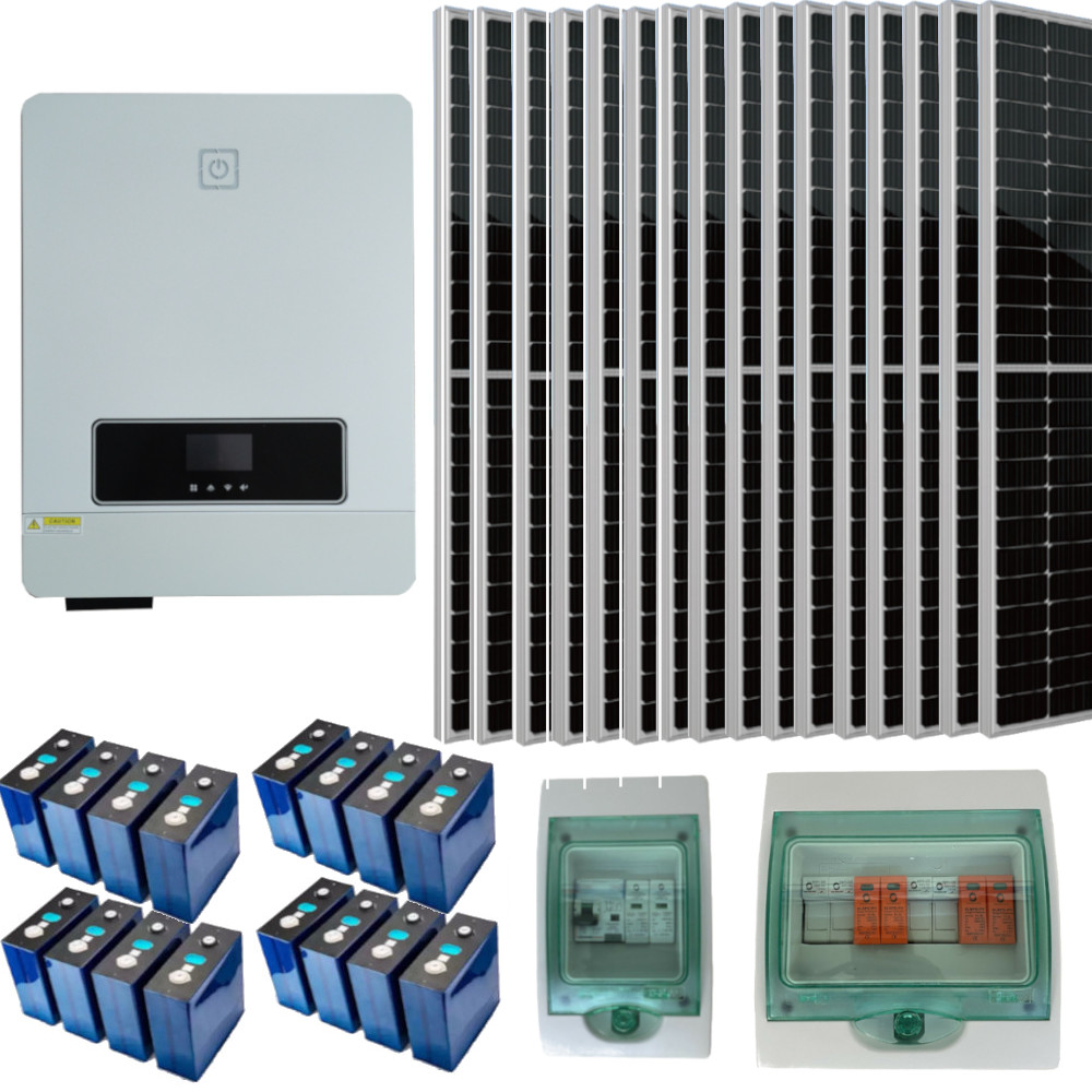 Kit Fotovoltaico da 8,2 Kw con accumulo da 14 Kw