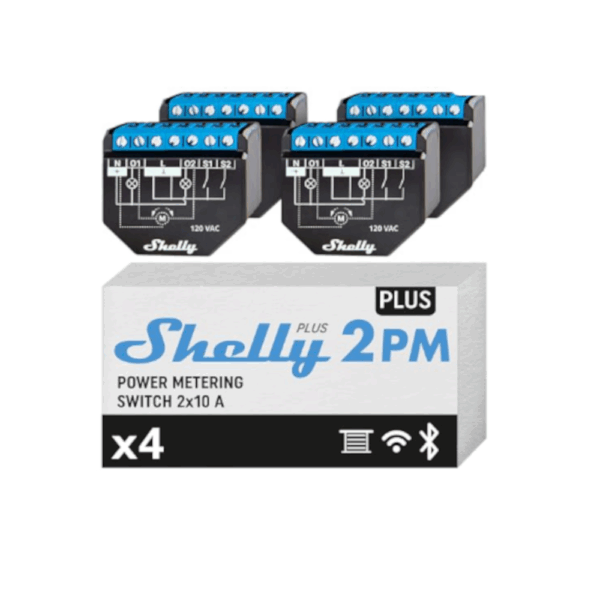 Shelly Plus 2PM X4