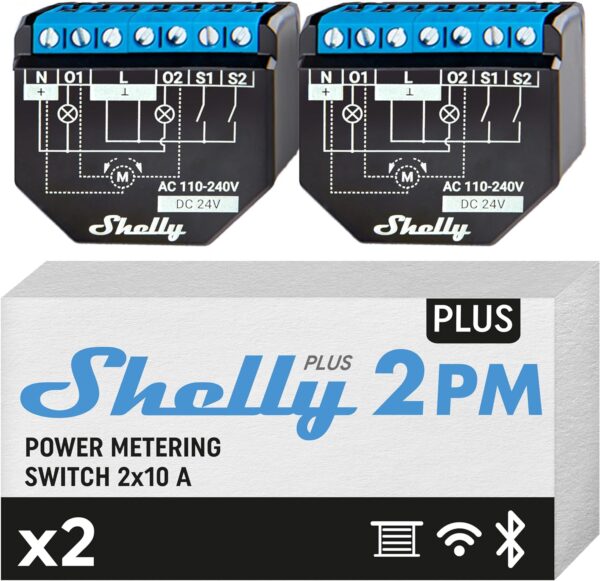 shelly2pm pack offerta 2 pezzi